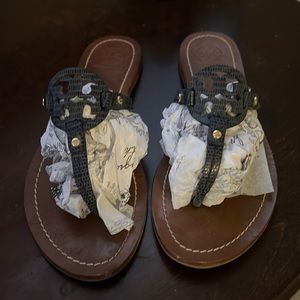 Tory Burch Mini Miller Size 7 Blue